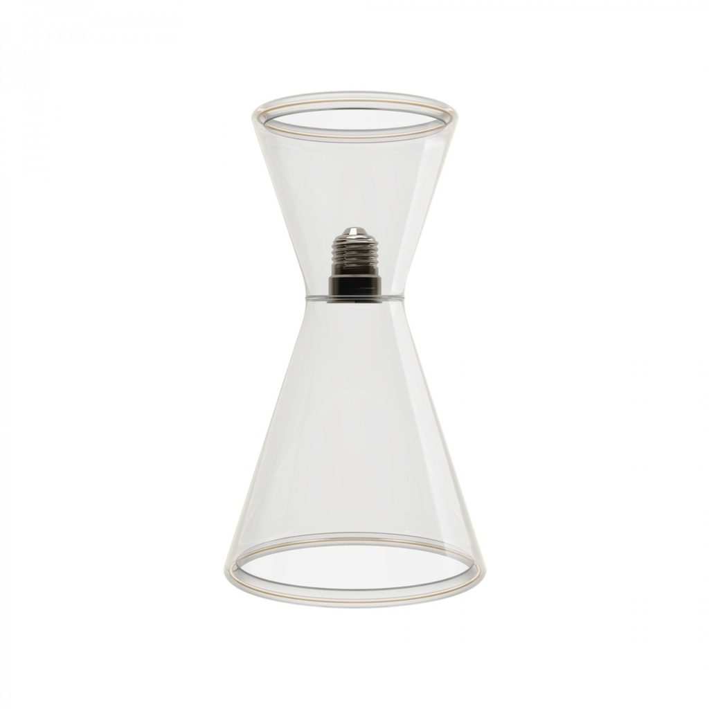 Applique Ghost Doppio cono con estensione a S – Bronzo satinato – foto 4