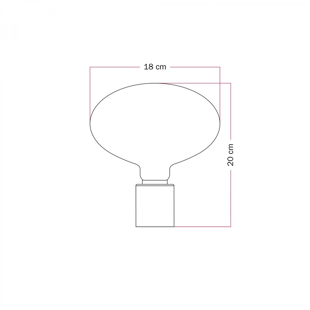 Metal wall lamp with Ellipse porcelain-effect LED bulb – Brushed titanium – photo 7