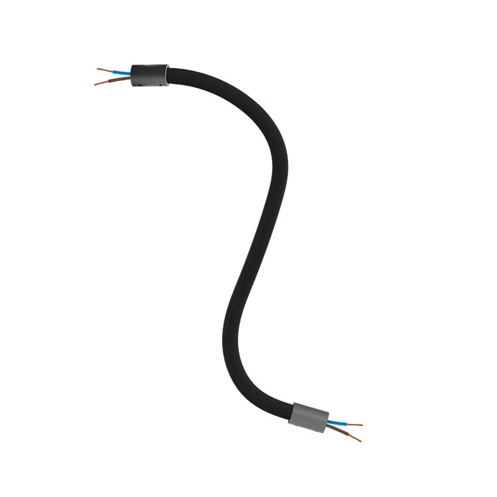 MAG-Y Schreibtischlampe mit Flex, ovalem Metallfuß und Spotlicht – Ohne Leuchtmittel, Schwarz, EU-Stecker – Foto 6