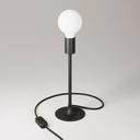 MAG-Y table lamp with round metal base – Without bulb, Black, EU plug – photo 3
