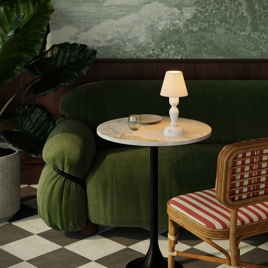 Lampada portatile ricaricabile Cabless14 con lampadina a goc 1