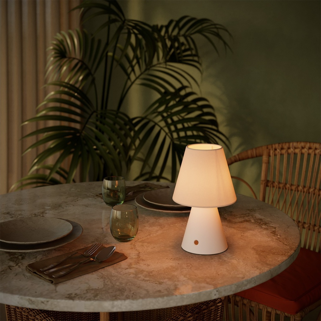 Lampada portatile ricaricabile Cabless11 con lampadina a goc 1