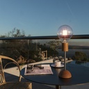 Tragbare, wiederaufladbare Lampe Cabless02 mit G125-Globe-Leuchtmittel – Foto 4