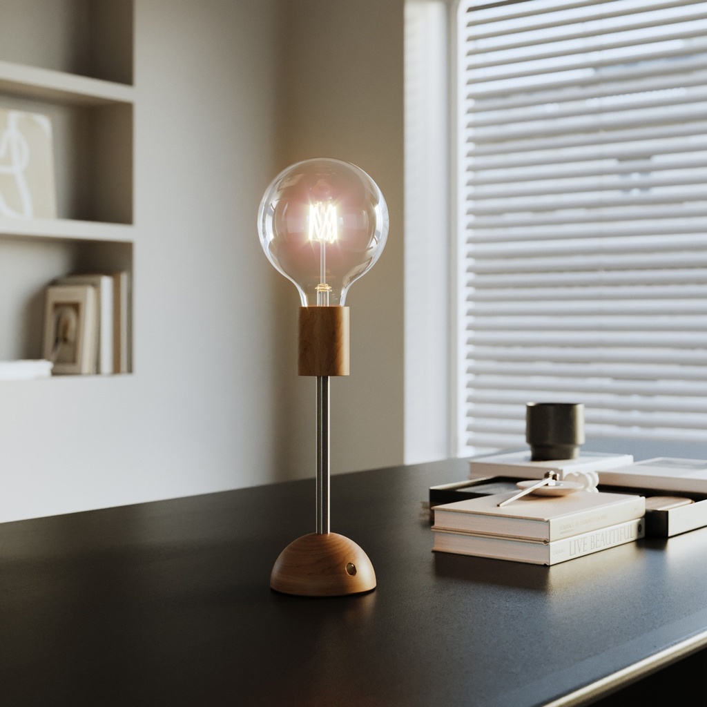 Tragbare, wiederaufladbare Lampe Cabless02 mit G125-Globe-Leuchtmittel – Foto 5