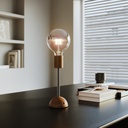 Lampe portable et rechargeable Cabless02 avec ampoule globe demi-sphère argent – photo 5