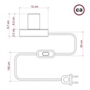 Posaluce – Tischleuchte aus Holz Small – EU-Stecker – Foto 4