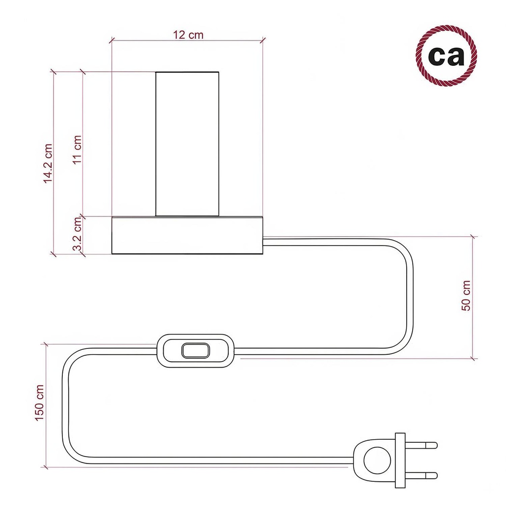 Posaluce - Lampada da tavolo in legno Large – EU – foto 4