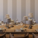Alzaluce with Impero lampshade, metal table lamp – photo 9