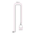 Lampe portable Snake avec interrupteur sur la douille, fiche et abat-jour incassable Unbreak-a-Ball – Sans ampoule, Fiche UE, RZ08 – photo 5