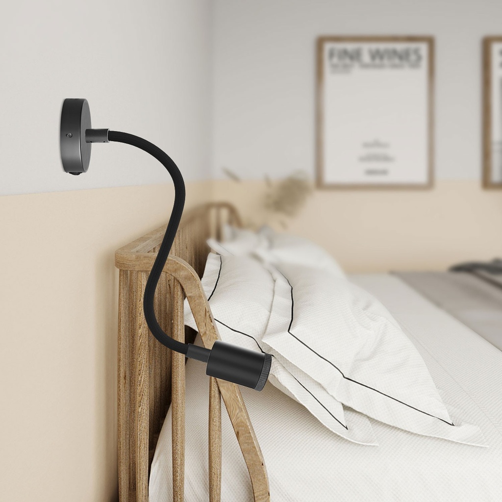 Lampada per punto luce Fermaluce Flex 30 con mini rosone, in 1
