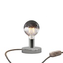 Posaluce Half Cup metal table lamp – Chrome, European (EU), With switch – photo 6