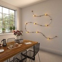 Textilummanteltes Elektrokabel für Lichterketten – Neon-Gelb CF10 – Foto 3