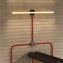Creative-Tube, canalina passacavi rivestita in tessuto, modellabile, diametro 20 mm – Effetto seta rosso RM09 – foto 3