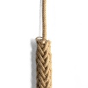 Geflochtene 2XL-Elektrokordel 2x0.75, Durchmesser 24 mm – Jute – Foto 3