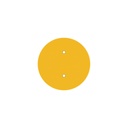 200 mm round pre-drilled panel for Rose-One – photo 15