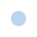 200 mm round pre-drilled panel for Rose-One – photo 16