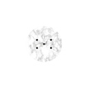 200 mm round pre-drilled panel for Rose-One – photo 43
