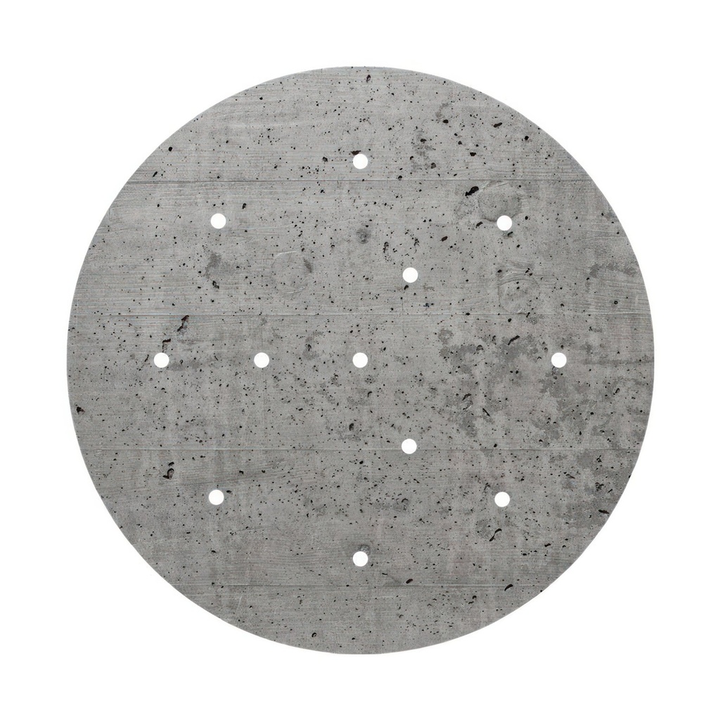 400 mm round pre-drilled panel for Rose-One system – photo 88