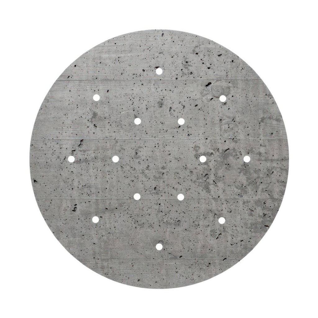 400 mm round pre-drilled panel for Rose-One system – photo 95
