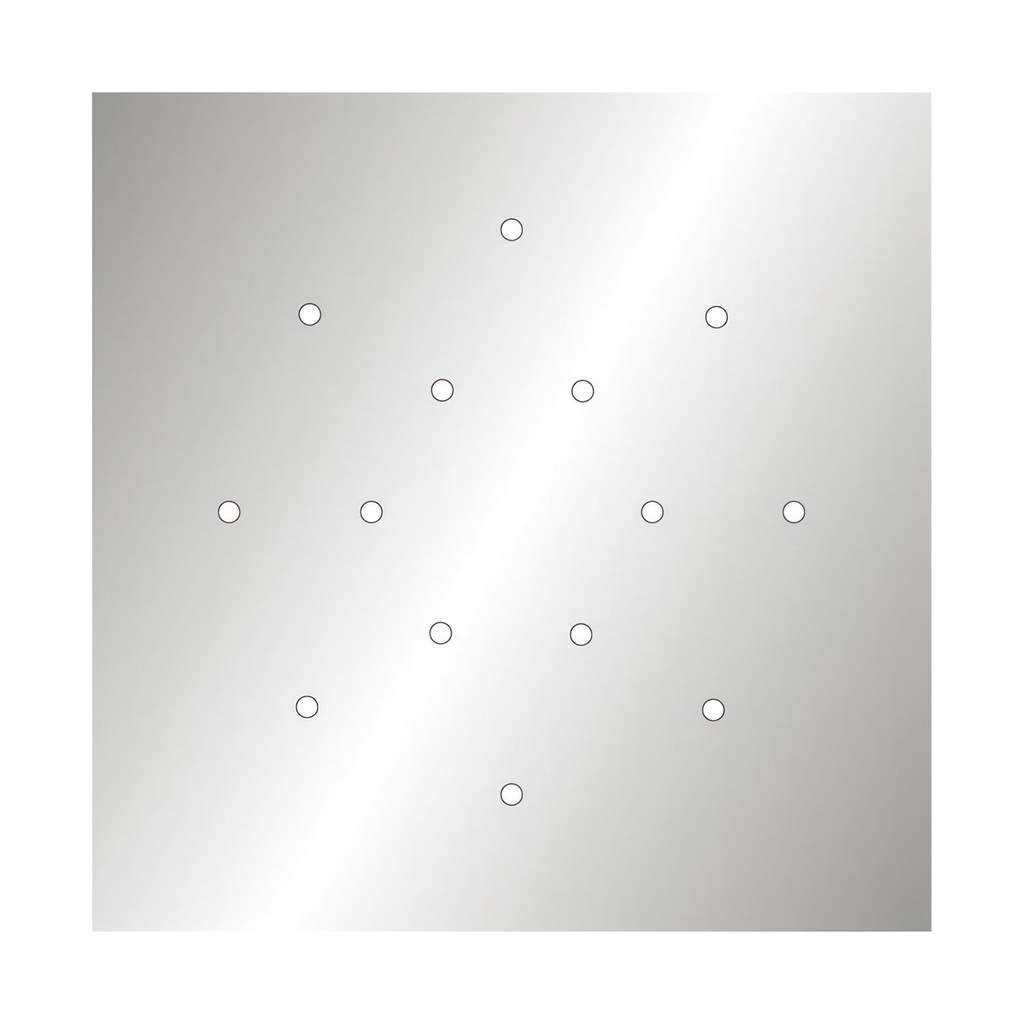 400 mm square pre-drilled Panel for Rose-One System – photo 56