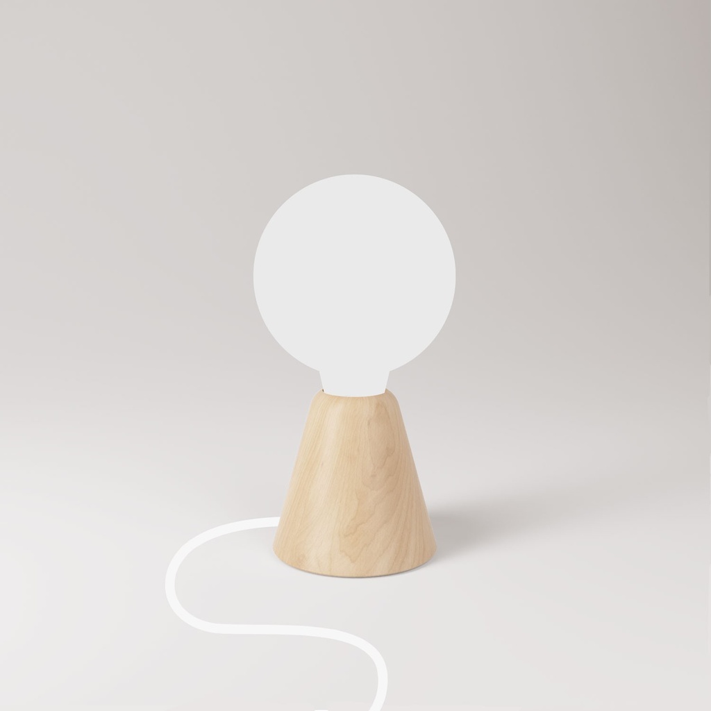 Wooden lamp base – photo 3