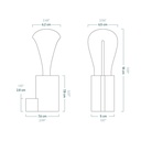 Applique 002W con lampadina 002 – foto 5