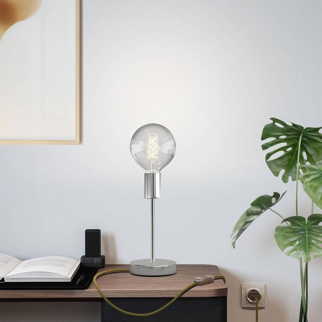 Lampada da tavolo in metallo Alzaluce Globo 1