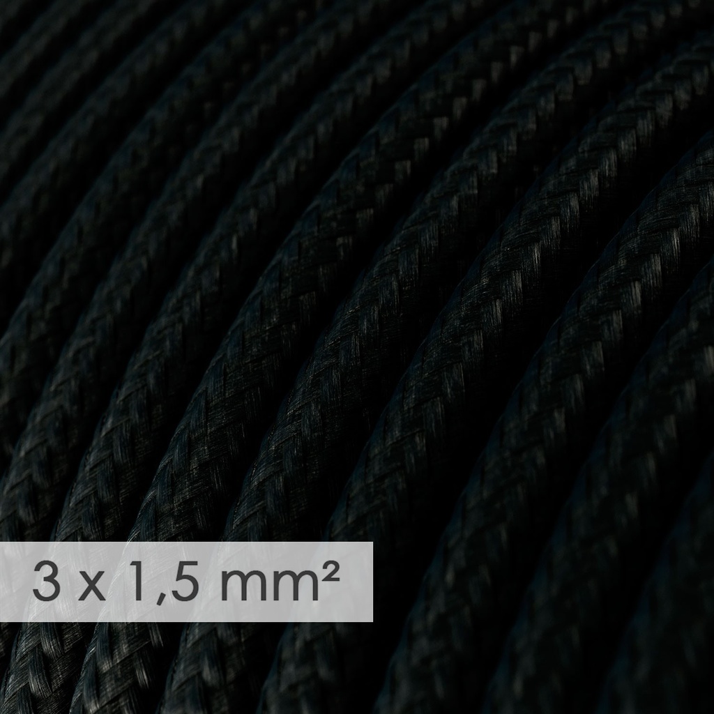 Multipresa tedesca con cavo tessile e spina Schuko con anell 1