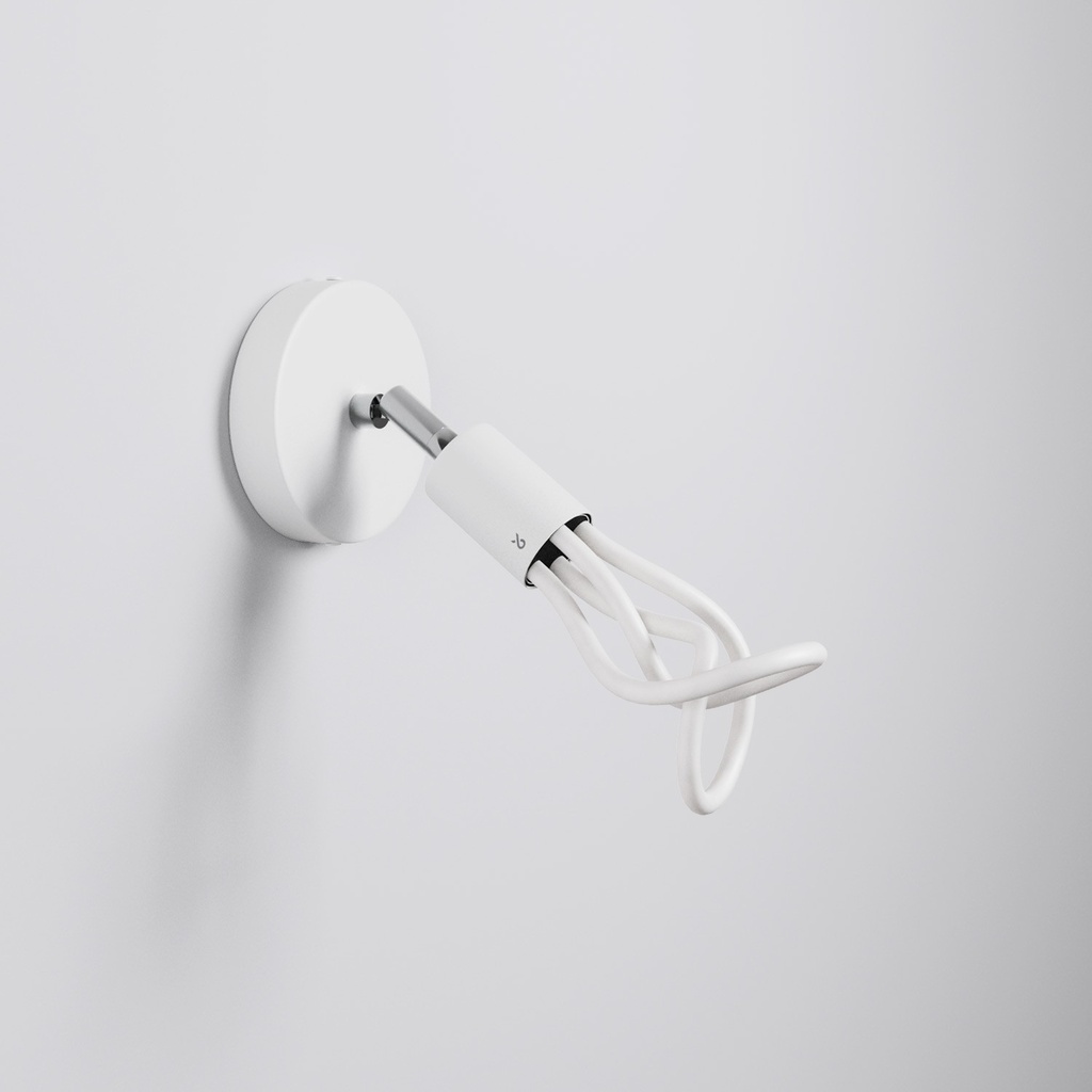 Applique regolabile Plumen 001 – Bianco – foto 4