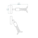 Applique regolabile Plumen 001 – Bianco – foto 6
