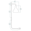 Lampada con spina Plumen Drop Top 002 – Bianco, UK – foto 5