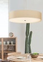 E3 Pleated Ceiling Lamp Exclusive Handmade in Italy