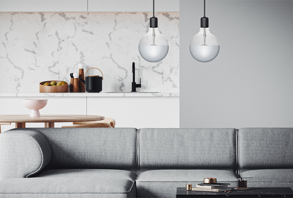 LED E27 Filament Globe Top Mirror, LF023825812