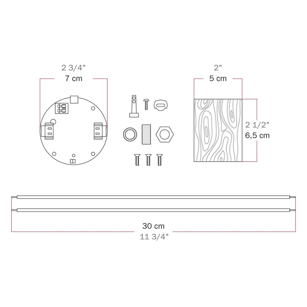 Elektronik-Kit für 5V-USB-C-Akkuleuchten mit E27-Holzfassung – Foto 6