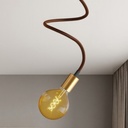 Flex 90 cm ceiling lamp – Without bulb, Brushed bronze – photo 3