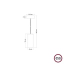 Suspension en bois Tub-E14 – Sans ampoule – photo 7