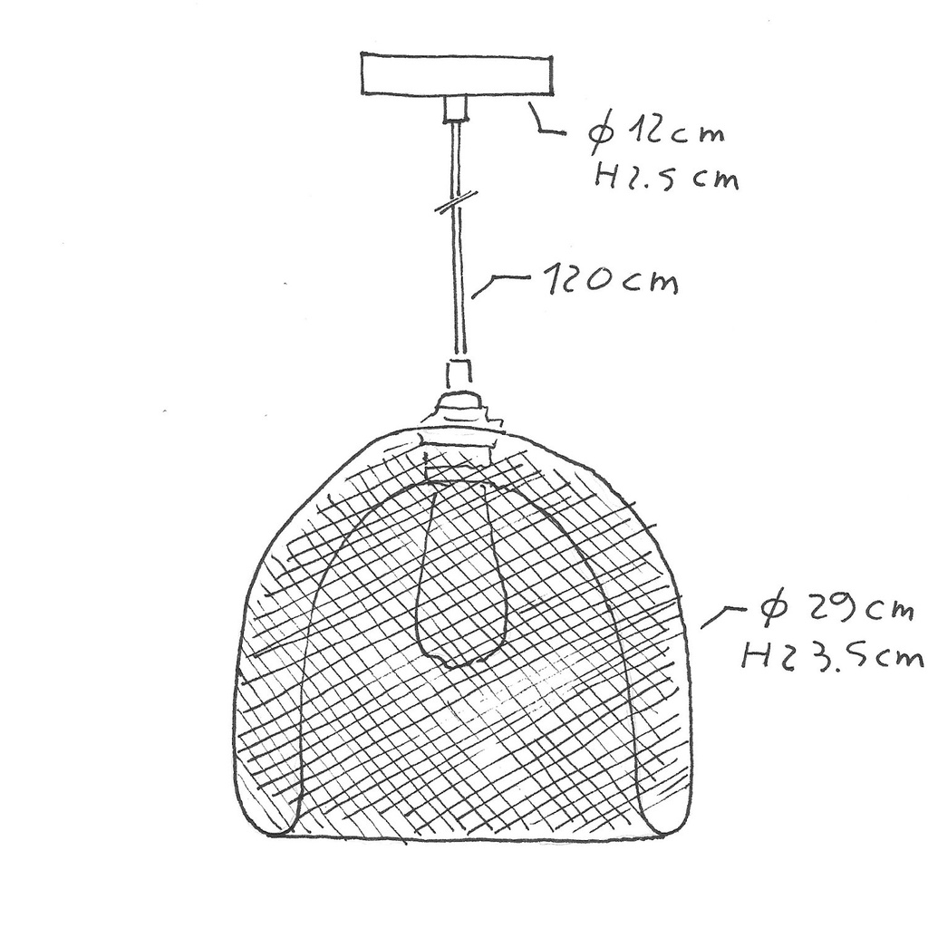 Suspension GHOSTBELL XL – Standard, Sans ampoule, Blanc – photo 6