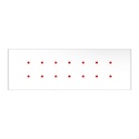 Suspension à 14 luminaires avec XXL Rose-One rectangulaire 675 mm – Sans ampoule, Blanc mat – photo 5