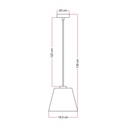 Pendant lamp with cone Ghost bulb – White – photo 6