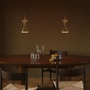 Double-Drop Pendant Lamp Ghost Doppio Cono – Black – photo 2