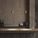 Pendant lamp with GU10 Bispot spotlight – Brushed titanium – photo 2