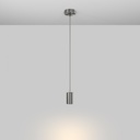 Pendant lamp with GU10 Bispot spotlight – Brushed titanium – photo 4
