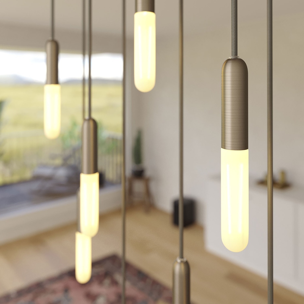 Lampada a sospensione a 8 cadute XXL Rose-One rettangolare 675 mm – Senza lampadina, Bianco opaco – foto 3