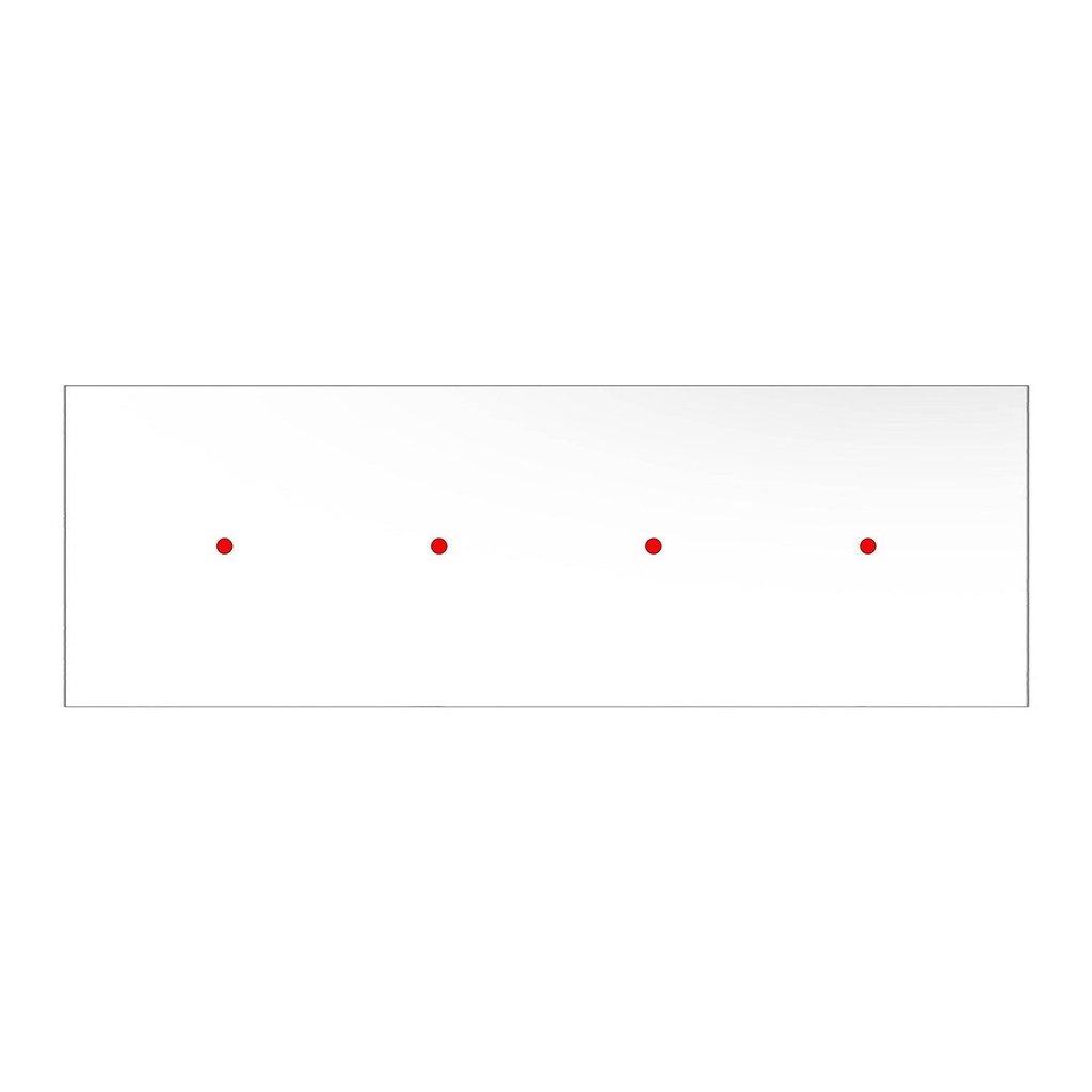 Suspension à 4 lumières avec XXL Rose-One 675 mm – Blanc mat – photo 5
