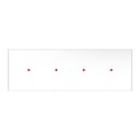 Suspension à 4 lumières avec XXL Rose-One 675 mm – Blanc mat – photo 5