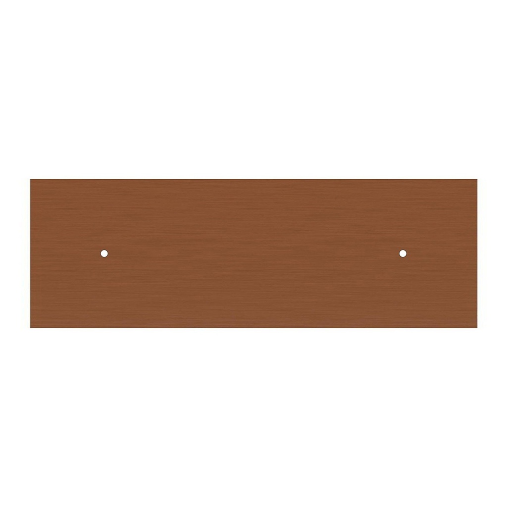 Suspension à 2 descentes avec Rose-One rectangulaire 675 mm – Sans ampoule, Cuivre satiné – photo 5