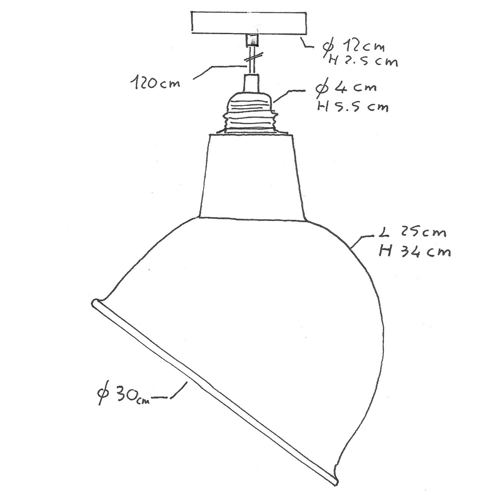 Suspension avec câble textile, abat-jour BROADWAY et détails en métal – Non, Sans ampoule, Blanc – photo 5