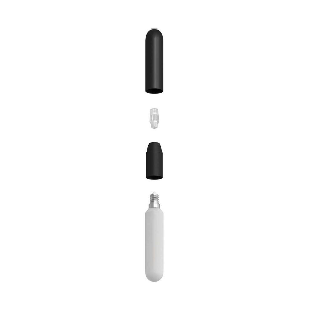 Suspension à 15 pendants P-Light et Rose-One 400 – Sans ampoule, Noir – photo 2