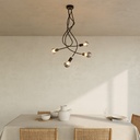 Plafoniera flessibile Flex 90 per lampadina G95 – Senza lampadina, Nero – foto 3