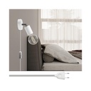 Applique e plafoniera Spostaluce snodo orientabile in metallo – Senza lampadina, Bianco, EU – foto 2